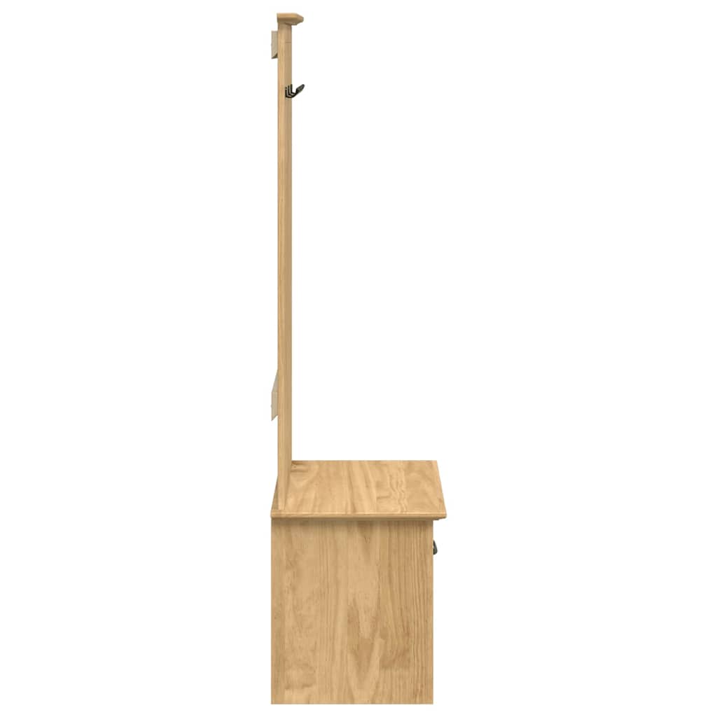 Ντουλάπα διαδρόμου BODO Μέλι Καφέ 50 x 40 x 156,7 εκ.