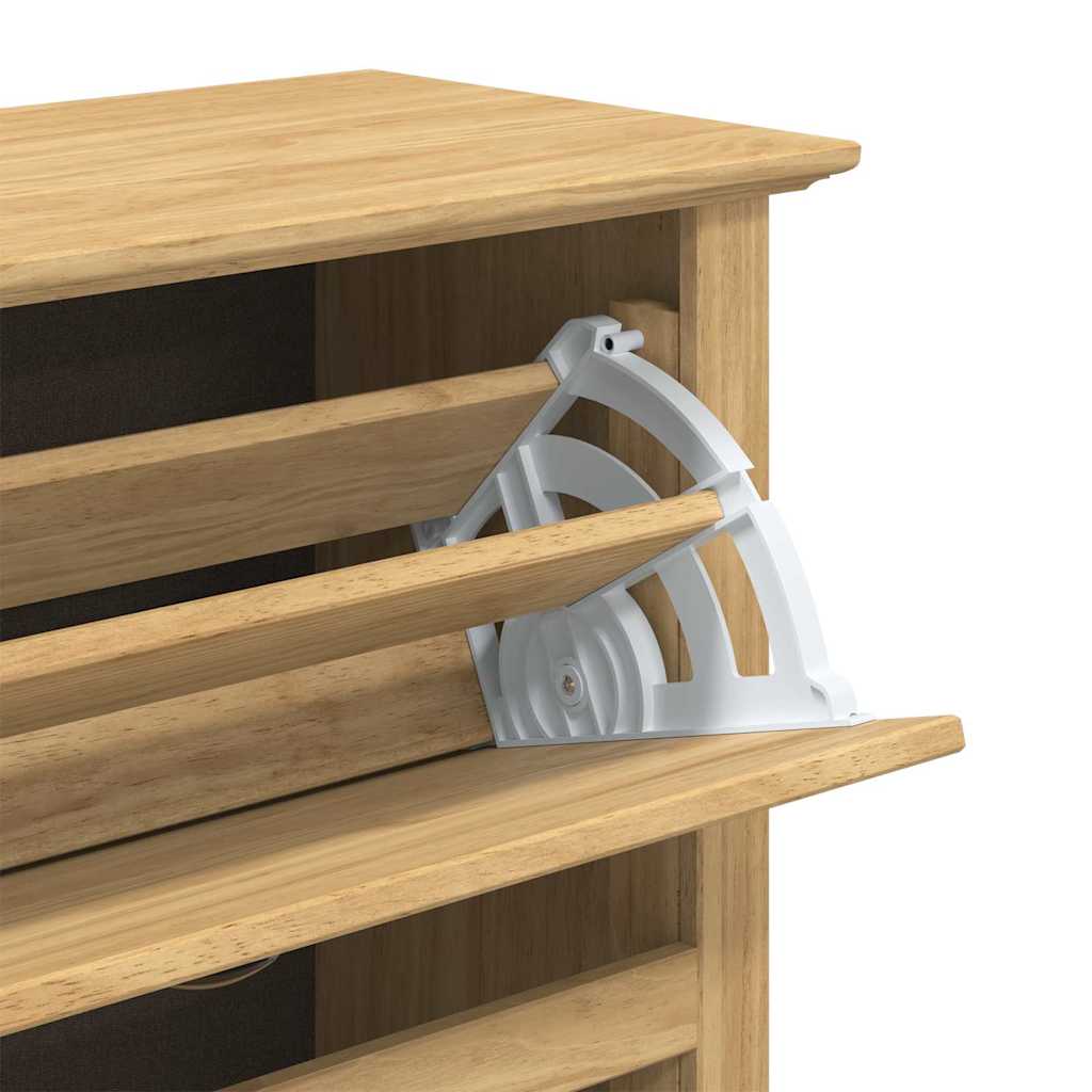 Ράφι Παπουτσιών με συρτάρι BODO Μέλι Καφέ 80 x 35 x 118 εκ