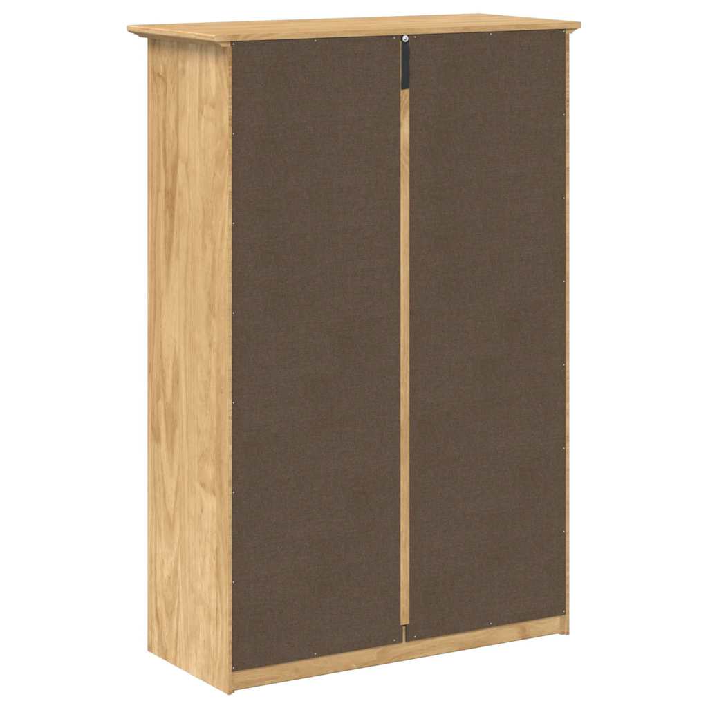 Ράφι Παπουτσιών με συρτάρι BODO Μέλι Καφέ 80 x 35 x 118 εκ