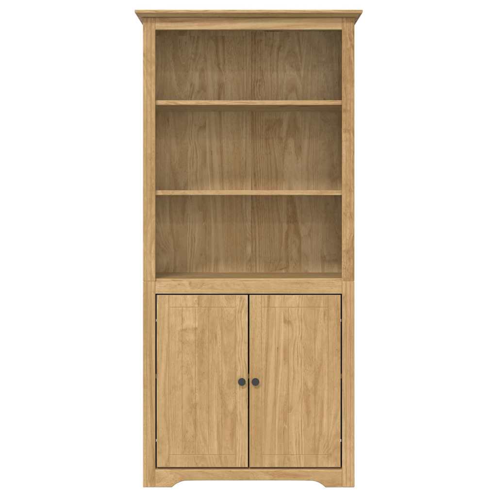 Βιβλιοθήκη BODO Μέλι Καφέ 82 x 40 x 173 εκ. Επεξεργασμένο ξύλο