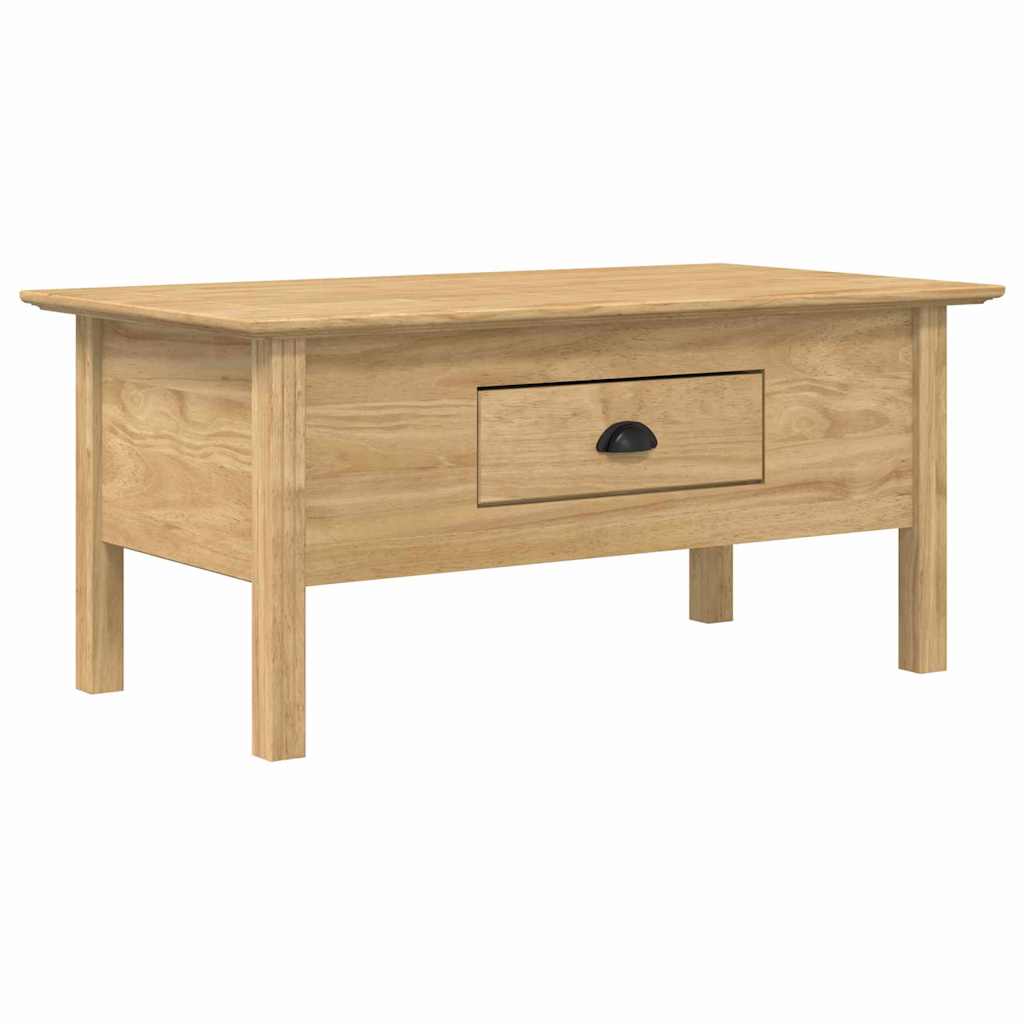 Τραπεζάκι σαλονιού BODO Μέλι Καφέ 100 x 55 x 45,8 εκ.