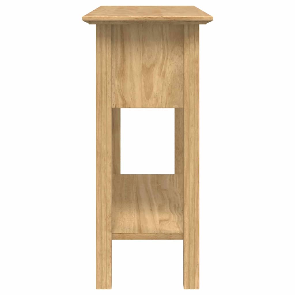 Τραπέζι κονσόλας με συρτάρι BODO Μέλι Καφέ 91 x 34.7 x 74 εκ.