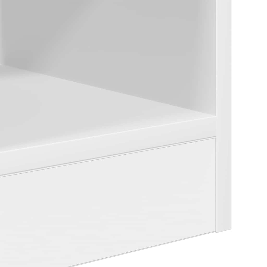 End Table 2 pcs Λευκό 30,5 x 30 x 45 εκ Επεξεργασμένο ξύλο