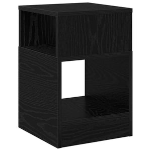 End Table 2 τμχ. Μαύρη Οξυά 30,5 x 30 x 45 εκ