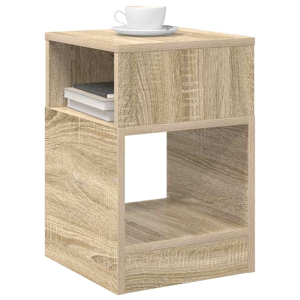 End Table Δρύς Sonoma 30,5 x 30 x 45 εκ Επεξεργασμένο Ξύλο - Pakobazaar