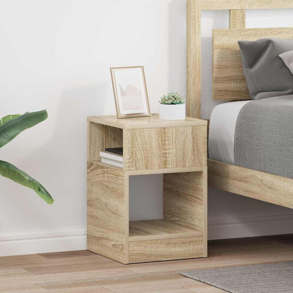 End Table 2 pcs Δρύς Sonoma 30,5 x 30 x 45 εκ