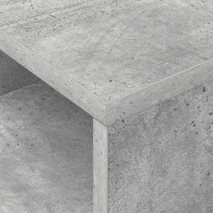 End Table Σκυρόδεμα Γκρι 30,5 x 30 x 45 εκ Επεξεργασμένο Ξύλο