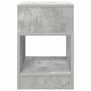 End Table Σκυρόδεμα Γκρι 30,5 x 30 x 45 εκ Επεξεργασμένο Ξύλο
