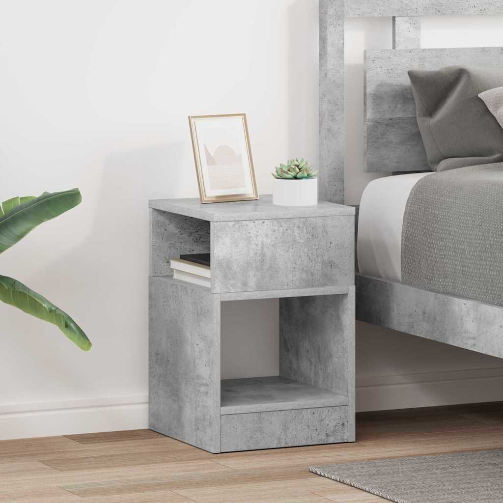 End Table 2 pcs Σκυρόδεμα Γκρι 30,5 x 30 x 45 εκ