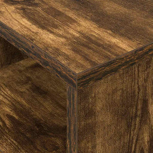End Table 2 τμχ. Καπνιστό Δρύς 30,5 x 30 x 45 εκ
