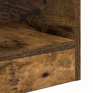 End Table 2 τμχ. Καπνιστό Δρύς 30,5 x 30 x 45 εκ