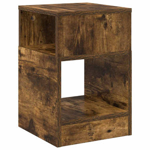 End Table 2 τμχ. Καπνιστό Δρύς 30,5 x 30 x 45 εκ