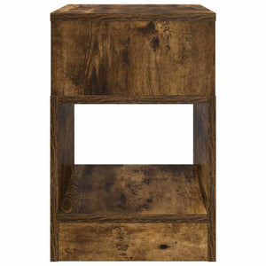End Table 2 τμχ. Καπνιστό Δρύς 30,5 x 30 x 45 εκ
