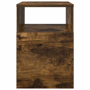 End Table 2 τμχ. Καπνιστό Δρύς 30,5 x 30 x 45 εκ