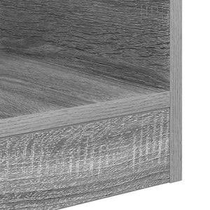 End Table Γκρίζο Σονομα 30,5 x 30 x 45 εκ Επεξεργασμένο Ξύλο