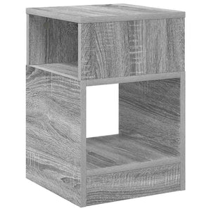 End Table 2 τμχ. Γκρίζο Σονομα 30,5 x 30 x 45 εκ