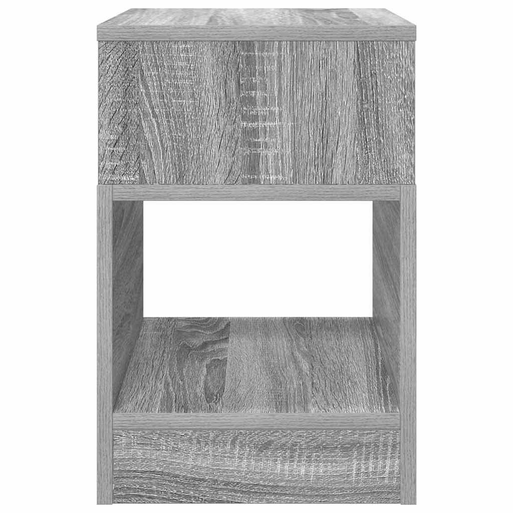 End Table 2 pcs Γκρίζο Σονομα 30,5 x 30 x 45 εκ