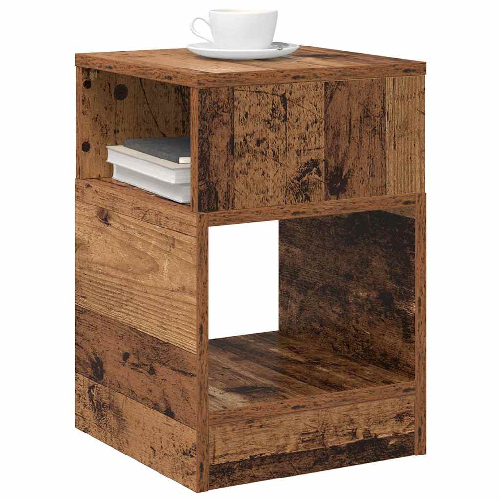 End Table Παλιό ξύλο 30,5 x 30 x 45 εκ Επεξεργασμένο ξύλο