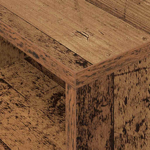 End Table 2 τμχ. Παλιό ξύλο 30,5 x 30 x 45 εκ