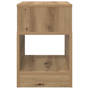 End Table Artisan Oak 30,5 x 30 x 45 εκ Επεξεργασμένο Ξύλο