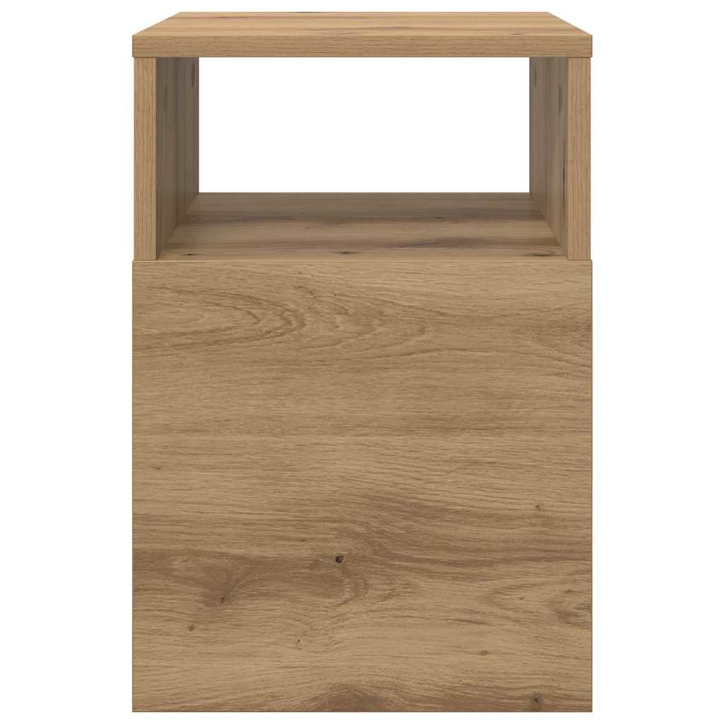 End Table Artisan Oak 30,5 x 30 x 45 εκ Επεξεργασμένο Ξύλο