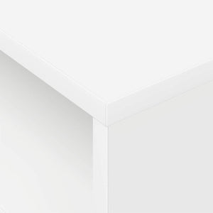 End Table Λευκό 40,5 x 40 x 45 εκ Επεξεργασμένο Ξύλο