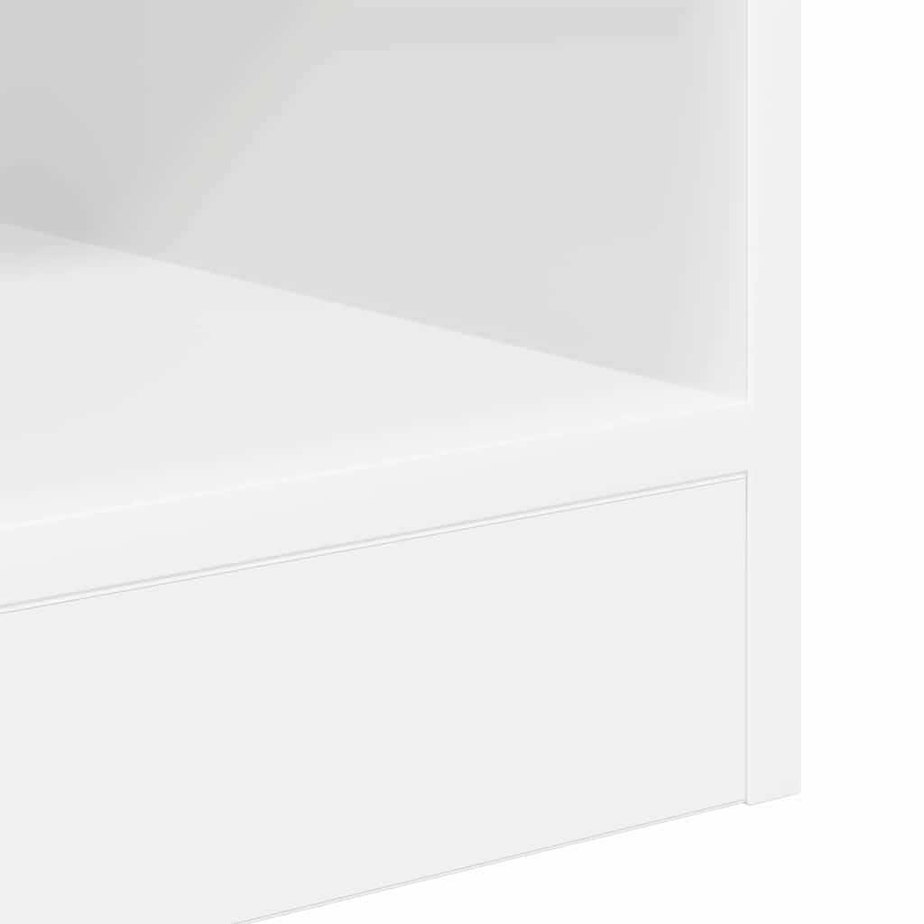 End Table Λευκό 40,5 x 40 x 45 εκ Επεξεργασμένο ξύλο