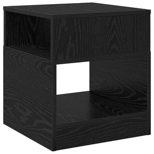 End Table 2 τμχ. Μαύρη Οξυά 40,5 x 40 x 45 εκ