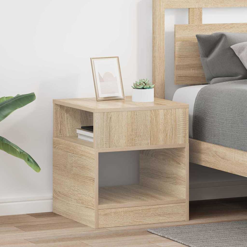 End Table 2 pcs Δρύς Sonoma 40,5 x 40 x 45 εκ