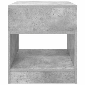 End Table Σκυρόδεμα Γκρι 40,5 x 40 x 45 εκ Επεξεργασμένο Ξύλο