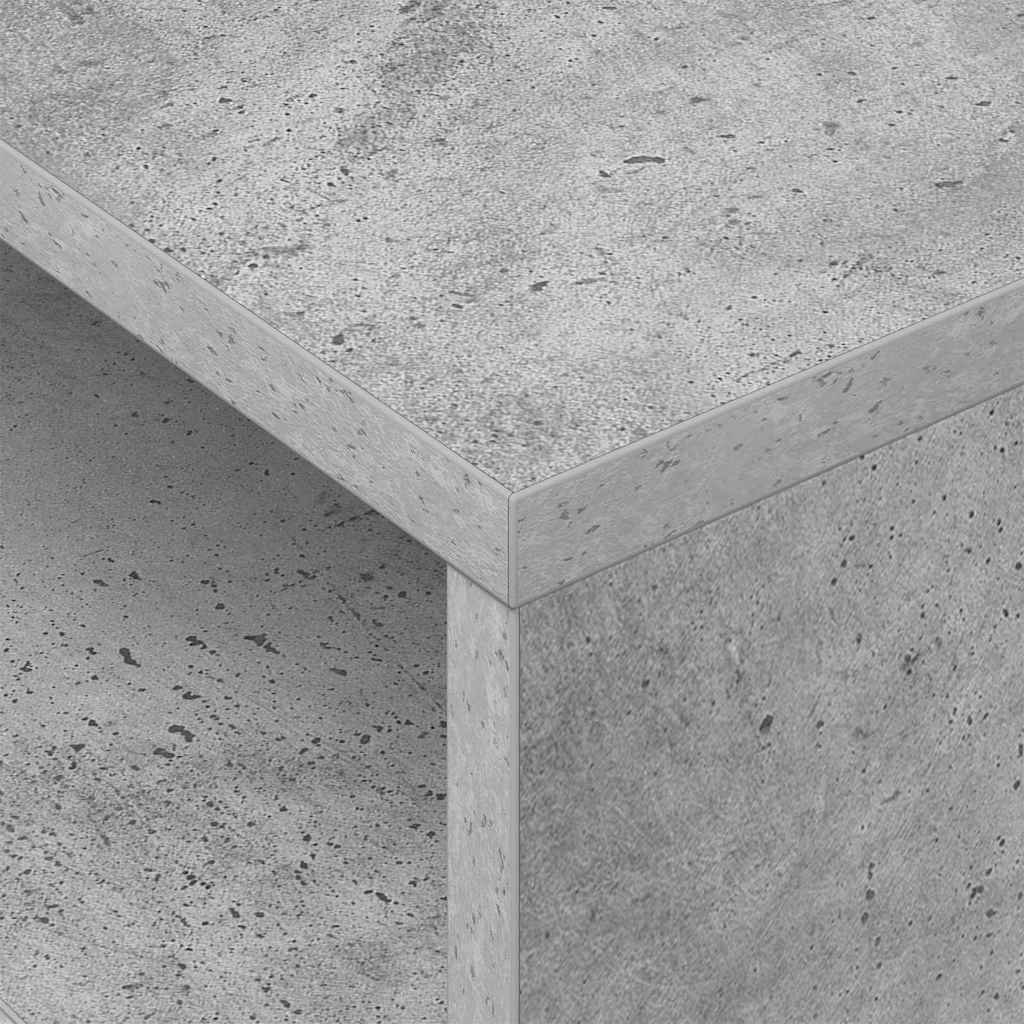 End Table 2 pcs Σκυρόδεμα Γκρι 40,5 x 40 x 45 εκ