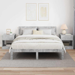 End Table 2 τμχ. Σκυρόδεμα Γκρι 40,5 x 40 x 45 εκ