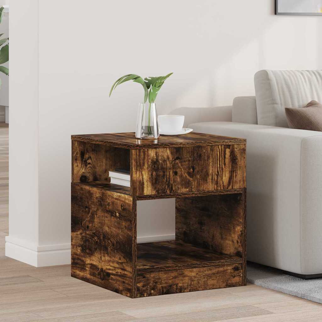 End Table Καπνιστό Δρύς 40,5 x 40 x 45 εκ Επεξεργασμένο ξύλο - Pakobazaar