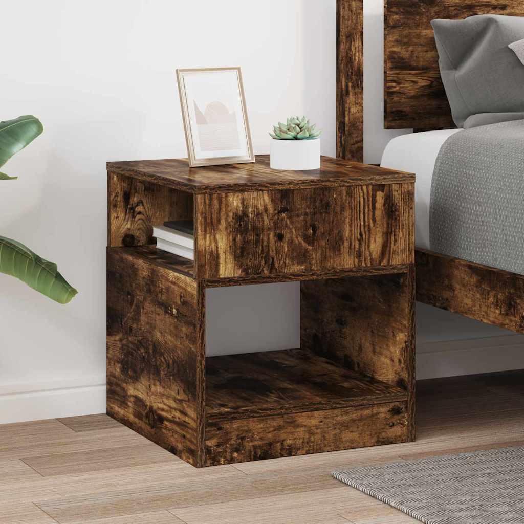 End Table Καπνιστό Δρύς 40,5 x 40 x 45 εκ Επεξεργασμένο ξύλο - Pakobazaar