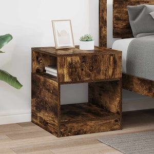 End Table Καπνιστό Δρύς 40,5 x 40 x 45 εκ Επεξεργασμένο ξύλο - Pakobazaar