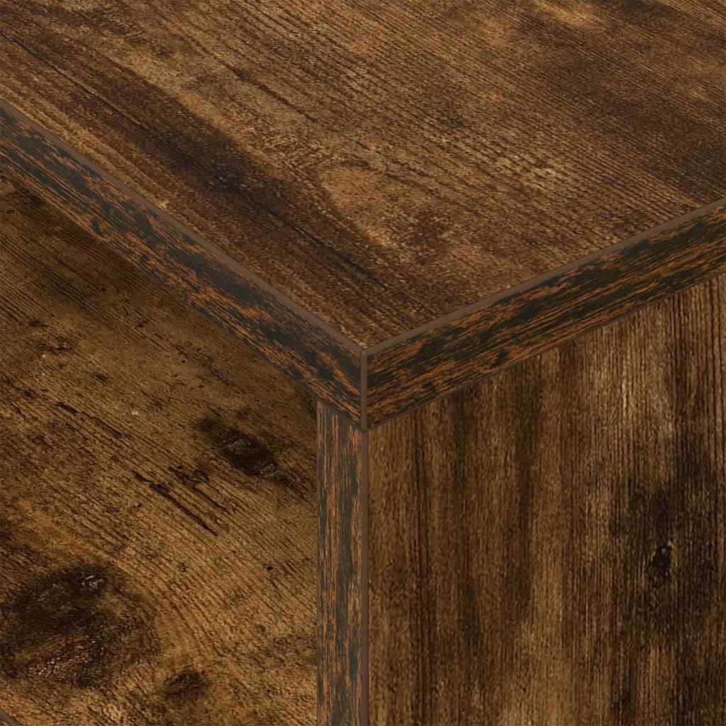 End Table 2 pcs Καπνιστό Δρύς 40,5 x 40 x 45 εκ