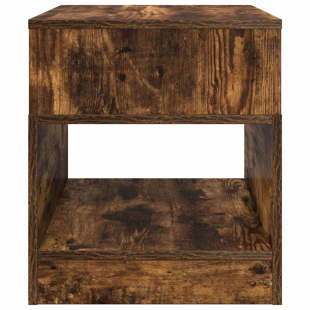 End Table 2 pcs Καπνιστό Δρύς 40,5 x 40 x 45 εκ