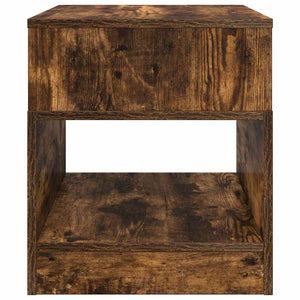 End Table 2 τμχ. Καπνιστό Δρύς 40,5 x 40 x 45 εκ