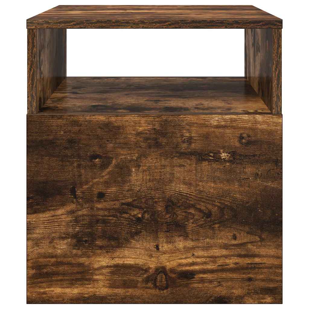 End Table 2 pcs Καπνιστό Δρύς 40,5 x 40 x 45 εκ