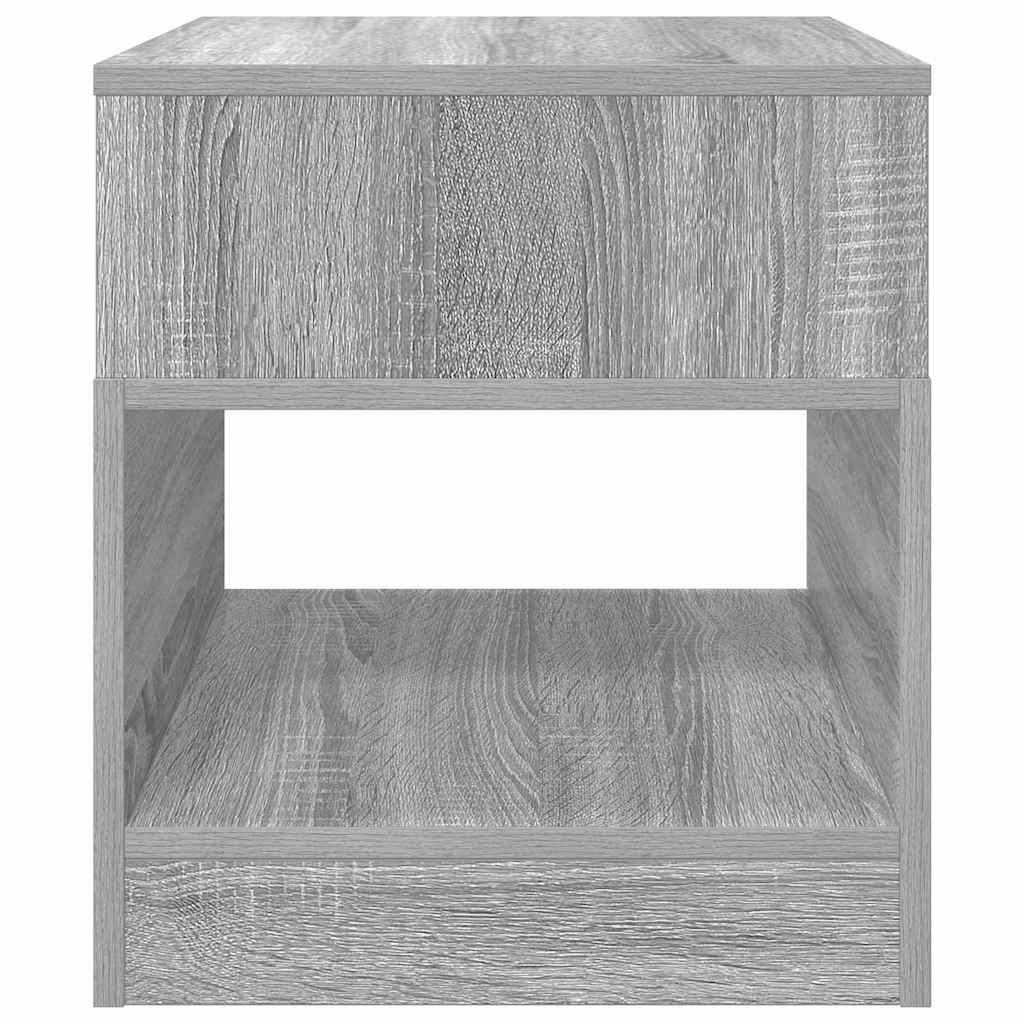 End Table Γκρίζο Σονομα 40,5 x 40 x 45 εκ Επεξεργασμένο ξύλο