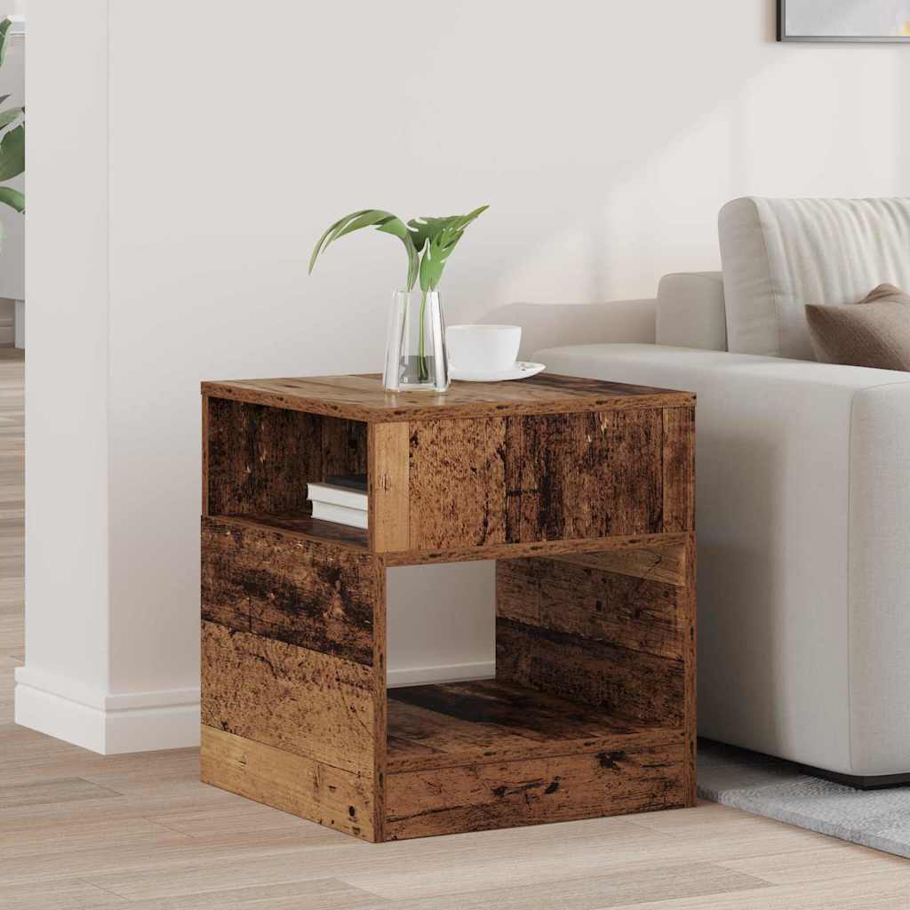 End Table Παλιό ξύλο 40,5 x 40 x 45 εκ Επεξεργασμένο ξύλο