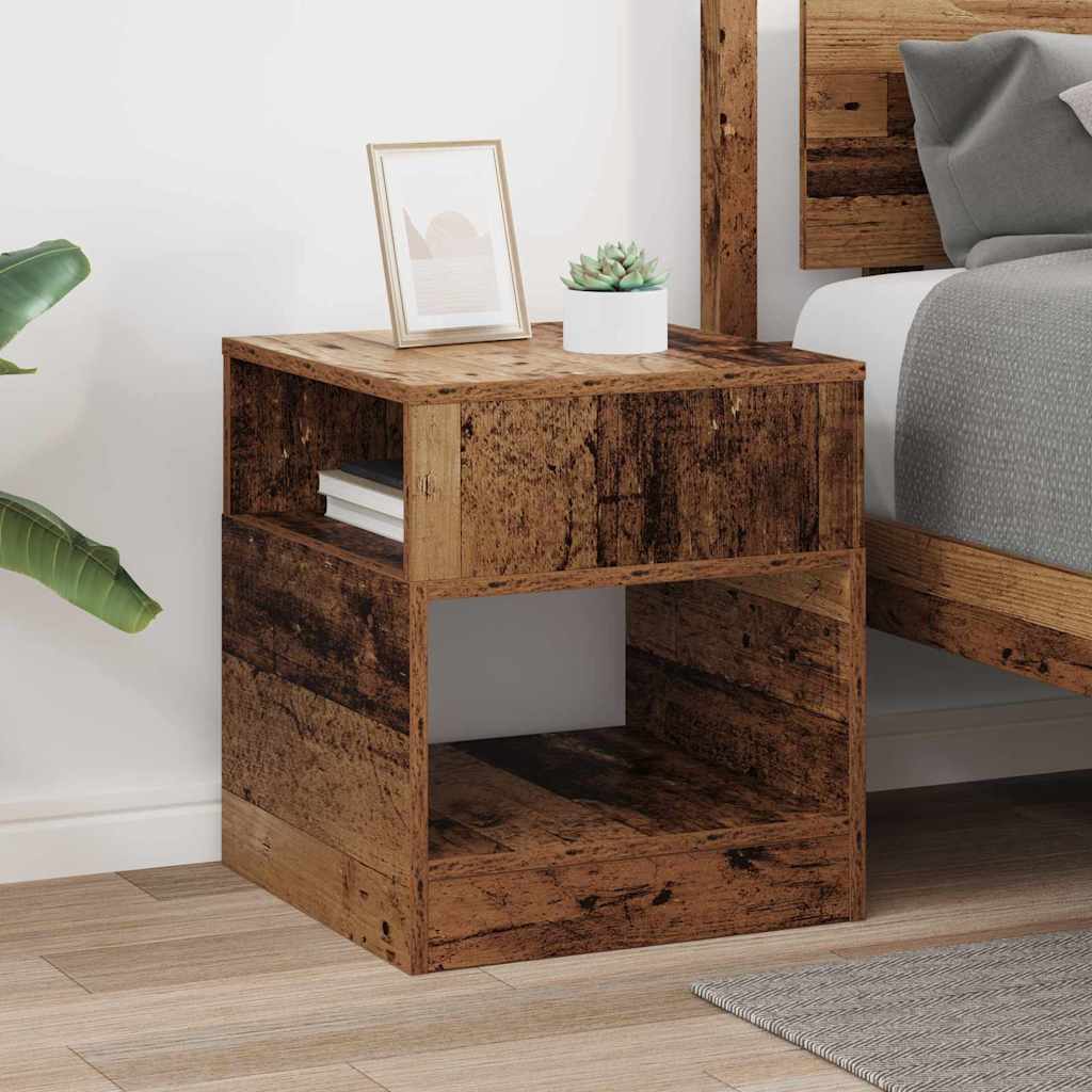 End Table Παλιό ξύλο 40,5 x 40 x 45 εκ Επεξεργασμένο ξύλο