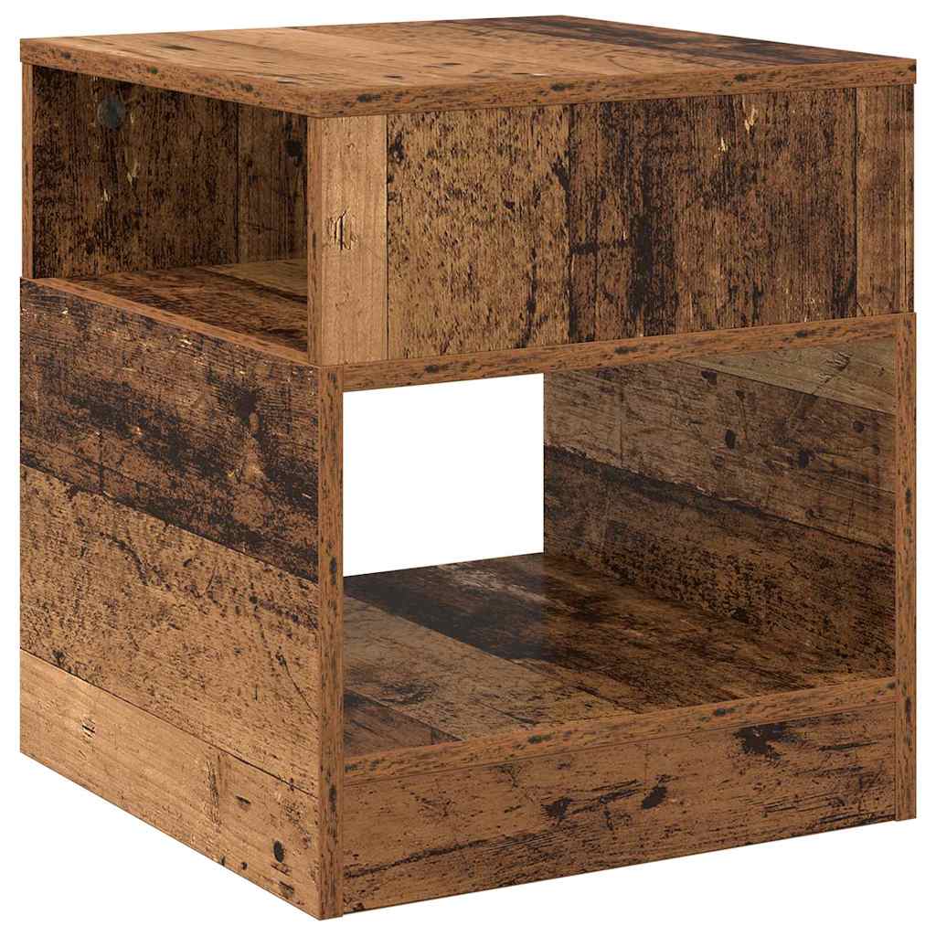 End Table 2 pcs Παλιό ξύλο 40,5 x 40 x 45 εκ Επεξεργασμένο ξύλο