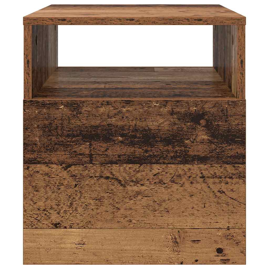 End Table 2 pcs Παλιό ξύλο 40,5 x 40 x 45 εκ Επεξεργασμένο ξύλο