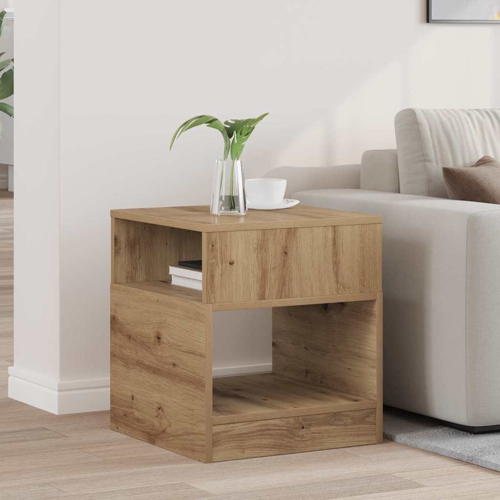 End Table Artisan Oak 40,5 x 40 x 45 εκ Επεξεργασμένο ξύλο - Pakobazaar