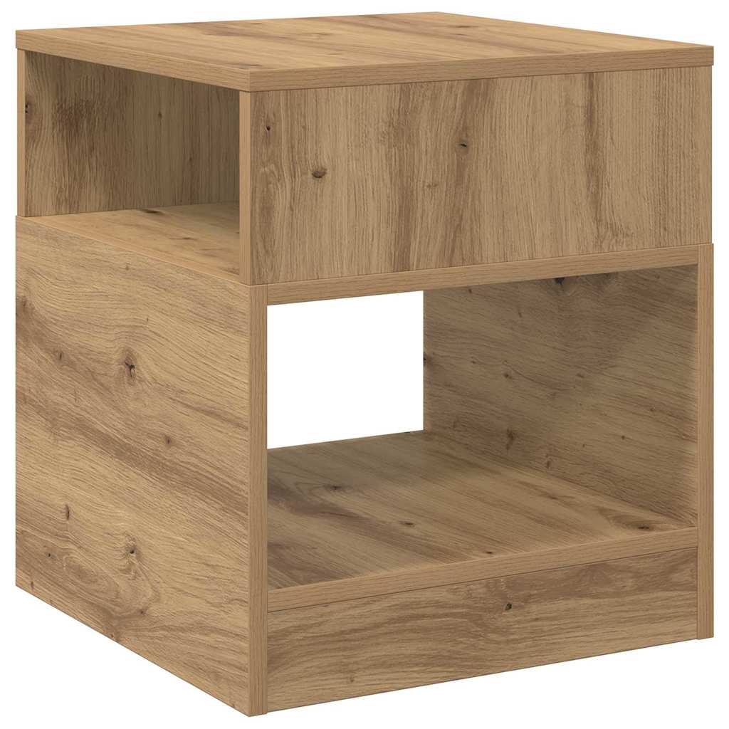 End Table Artisan Oak 40,5 x 40 x 45 εκ Επεξεργασμένο ξύλο - Pakobazaar