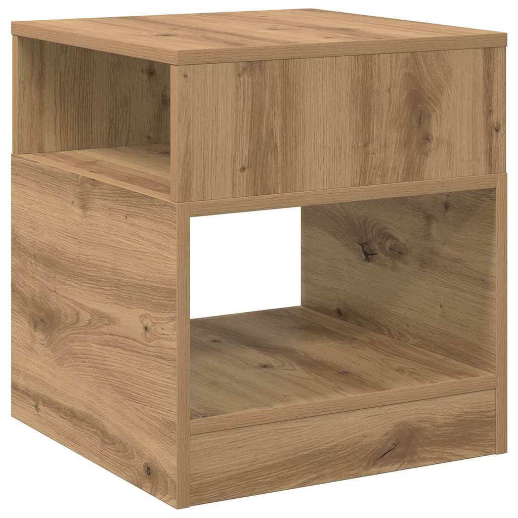 End Table Artisan Oak 40,5 x 40 x 45 εκ Επεξεργασμένο ξύλο - Pakobazaar
