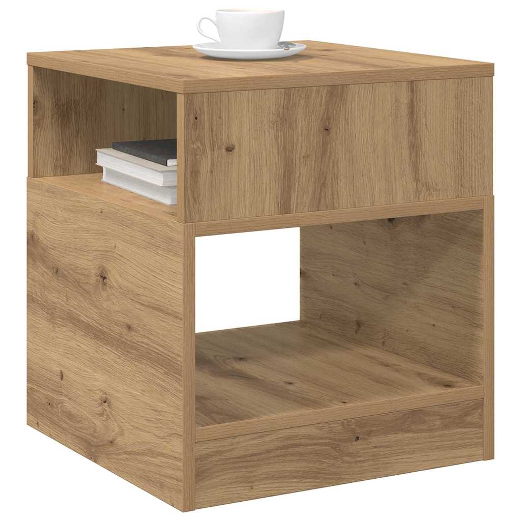 End Table Artisan Oak 40,5 x 40 x 45 εκ Επεξεργασμένο ξύλο - Pakobazaar