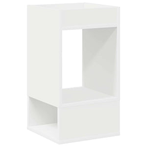 End Table 2 τεμ. Λευκό 30 x 30 x 56 εκ. Επεξεργασμένο Ξύλο