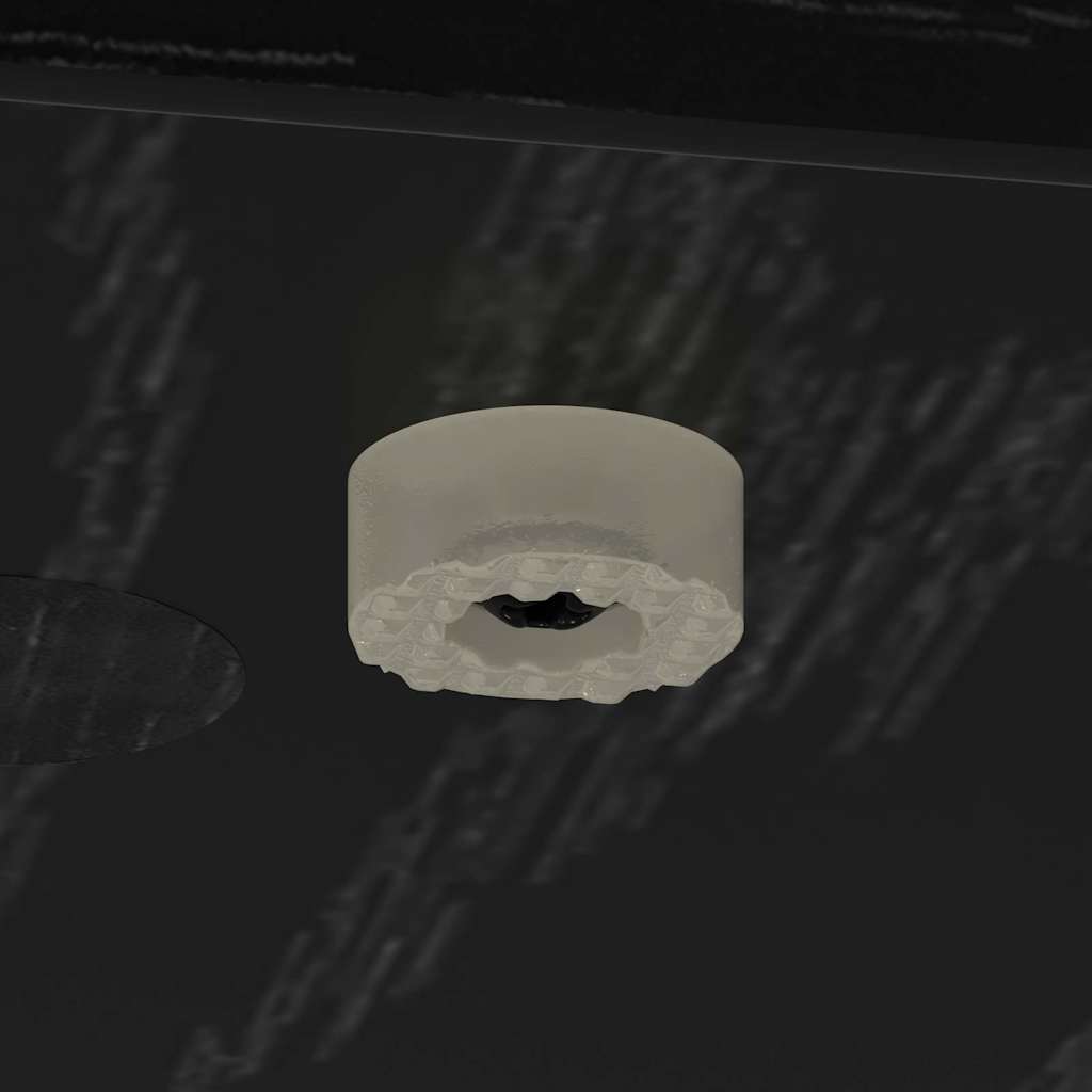 End Table 2 pcs Μαύρη Οξυά 30 x 30 x 56 εκ. Επεξεργασμένο ξύλο